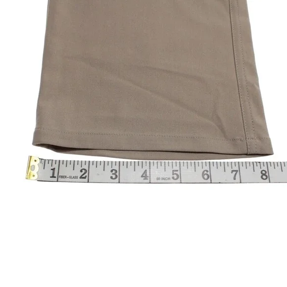 Johnnie-O NWT 5 Pocket Jean Cut Pants Size 38 US In Solid Beige 100% Polyester
